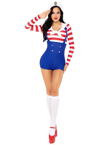 Déguisement marin rétro sexy femme