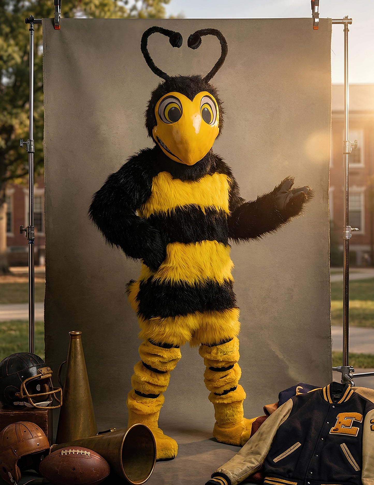 Kostým maskota pre dospelú včelu