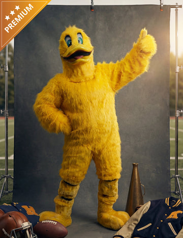 Kostým maskota žltej kačky pre dospelých
