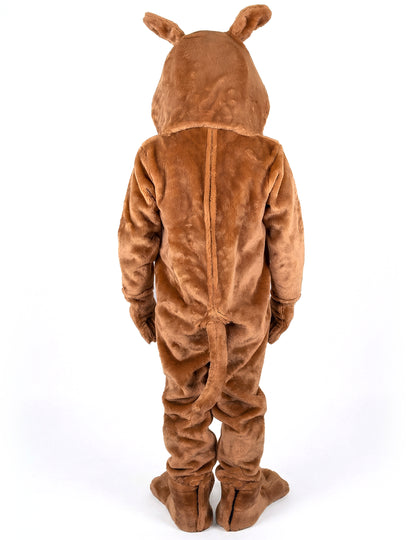 Kostým maskota hnedého psa pre dospelých