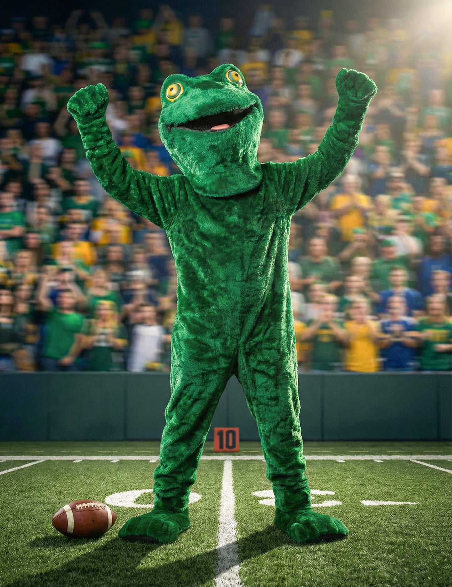 Kostým maskota dospelej žaby