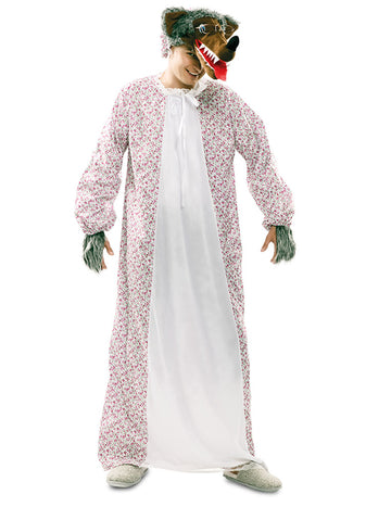 Nezbedný maskovaný vlk babička dospelý