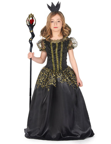 Škaredé čierne dievča kostým dievča