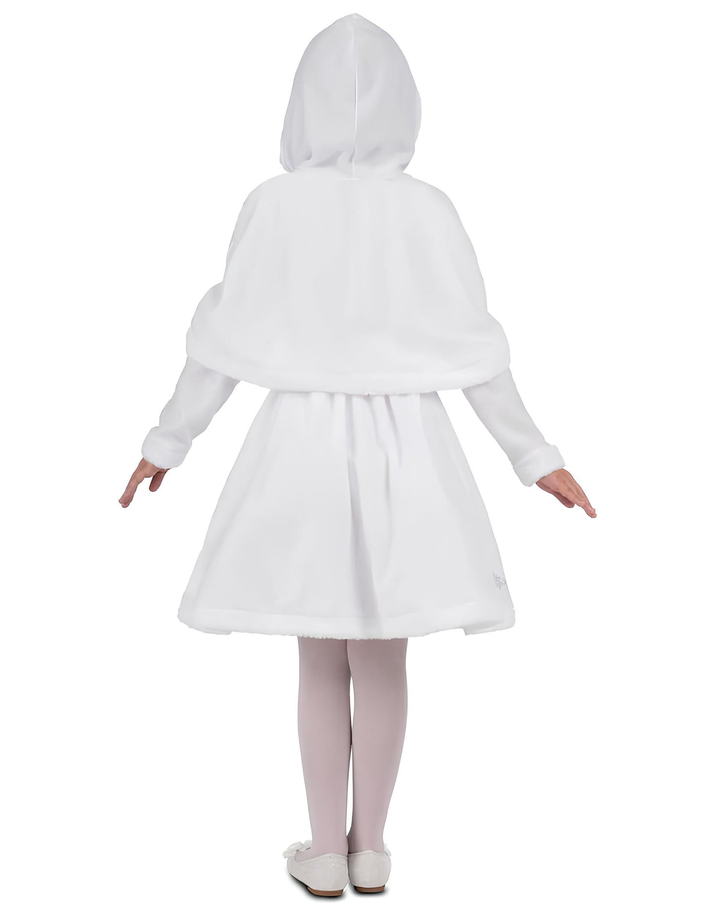Biely kostým Santa Clausa pre dievčatá