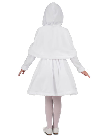 Biely kostým Santa Clausa pre dievčatá