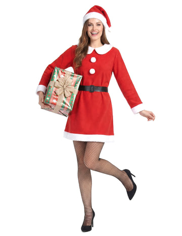 Matka vianočné kostýmy pompóny žena