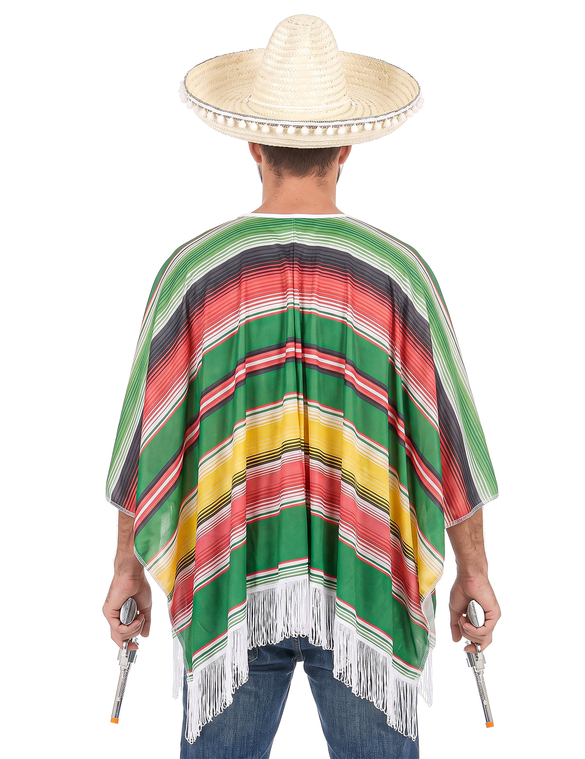 Mexické maskovanie s mužskými strapcami
