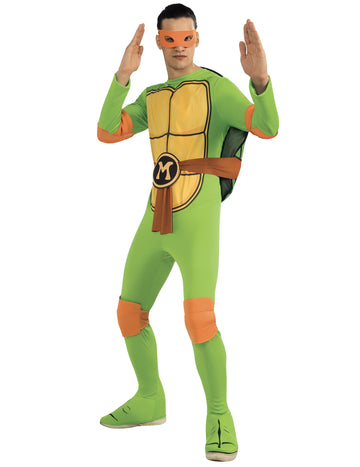 Klasický kostým korytnačiek Michelangelo ninja pre dospelých
