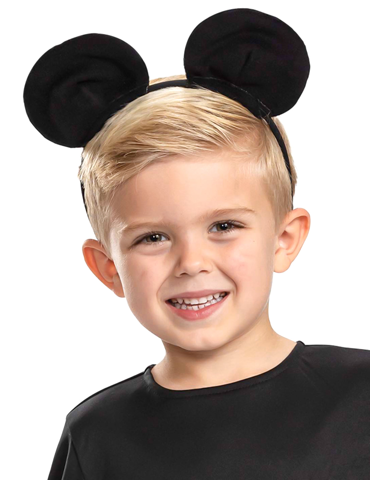 Déguisement Mickey Mouse™ classique pour enfant noir avec serre-tête oreilles