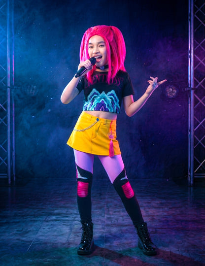 Kostým Mira Kpop Demon Hunter™ pre dievča 