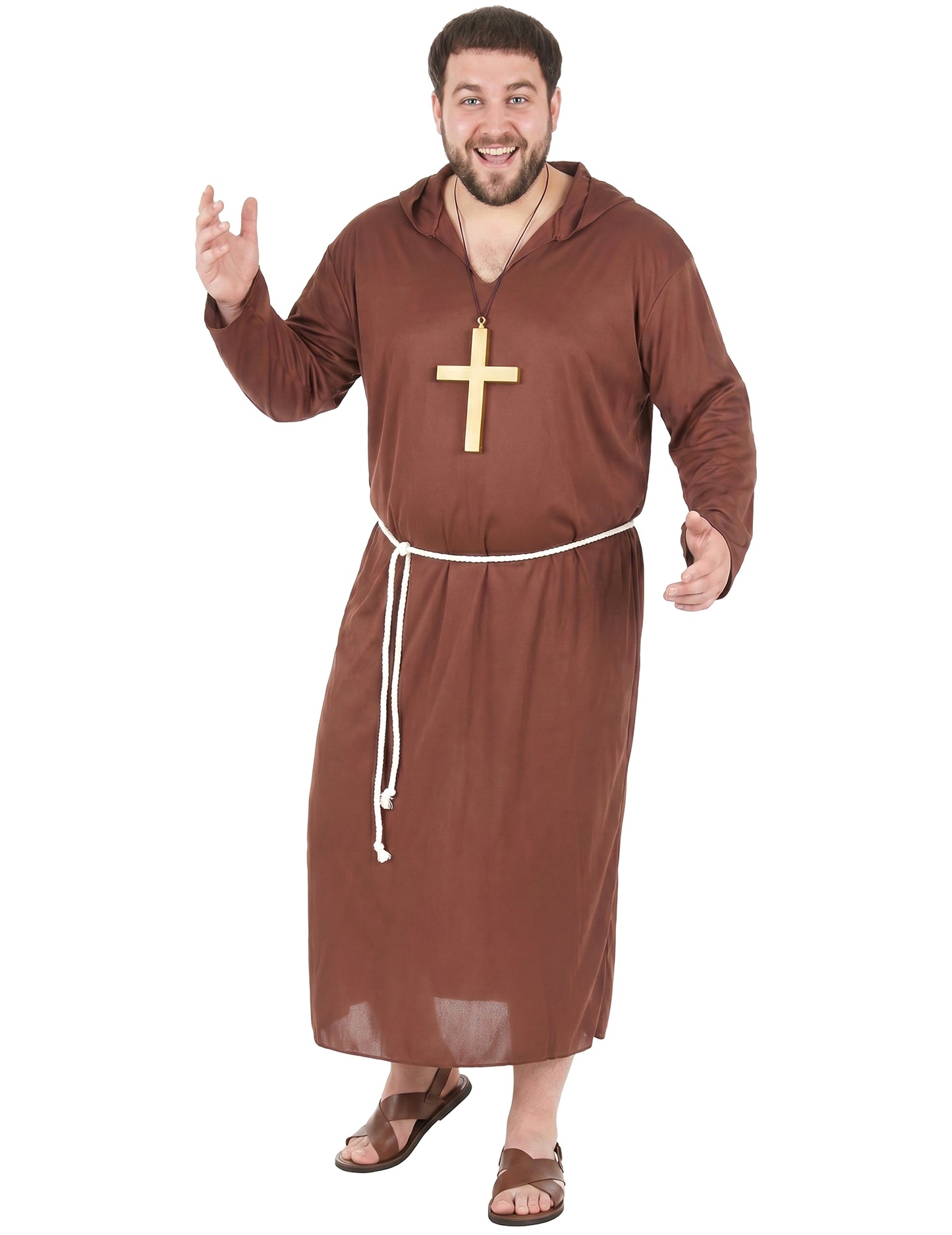 Clear hnedý kostým mních