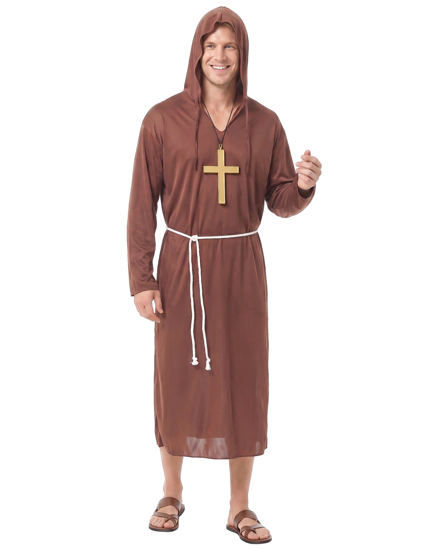 Clear Man Monk Costume Man
