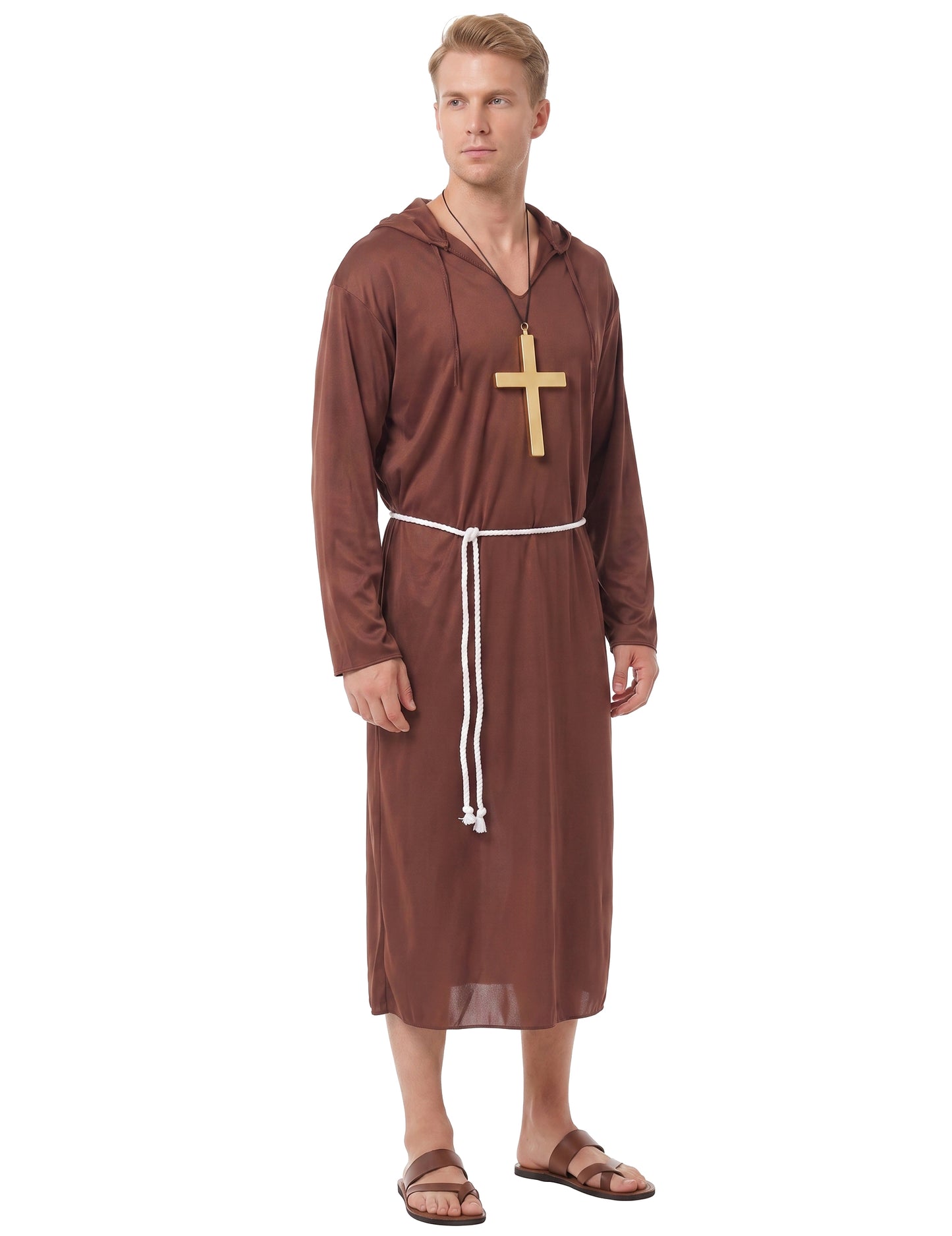 Clear Man Monk Costume Man