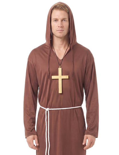 Clear Man Monk Costume Man
