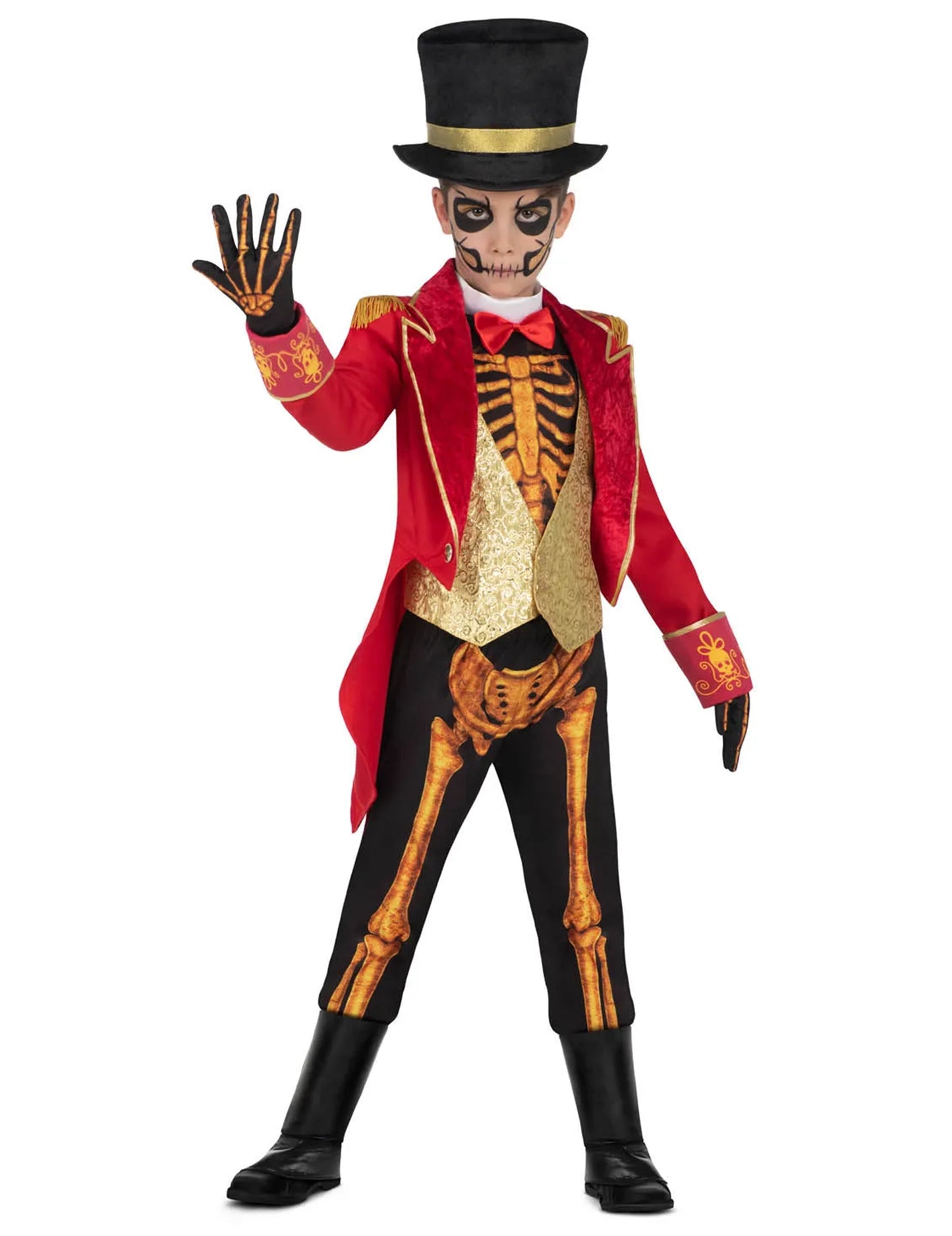 Chlapčenský kostým kostlivca