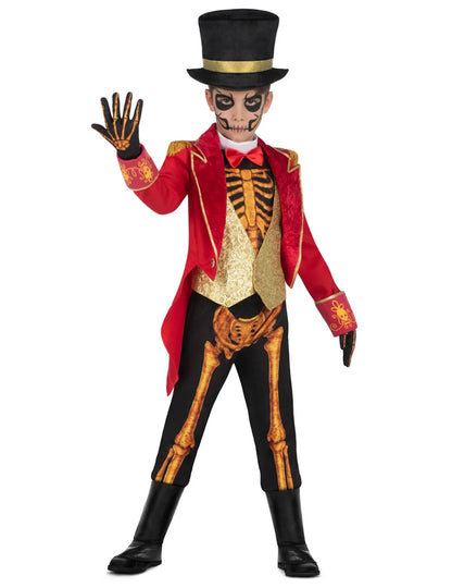 Chlapčenský kostým kostlivca