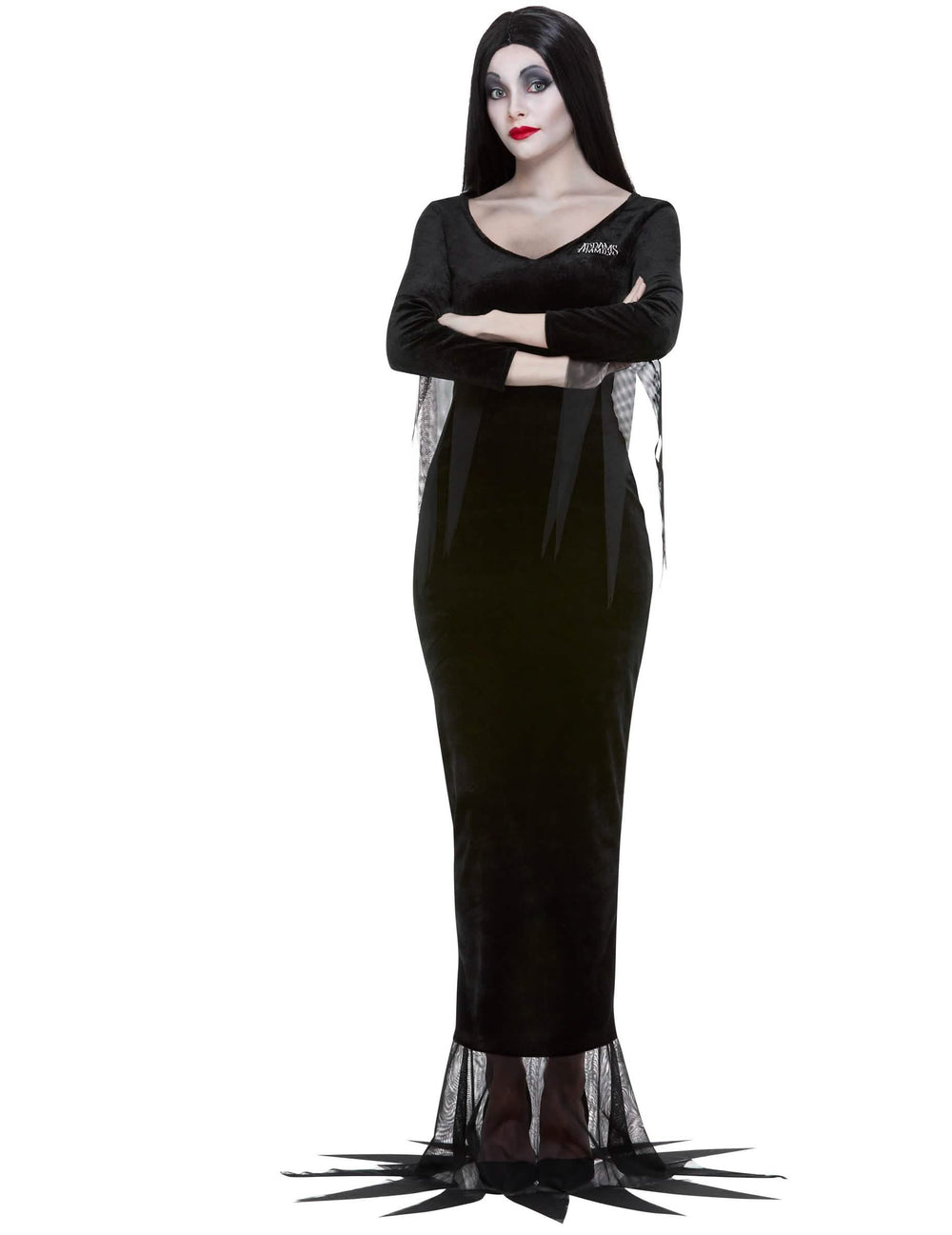 Pohľad spredu na kostým Morticia Rodina Addamsovcov™