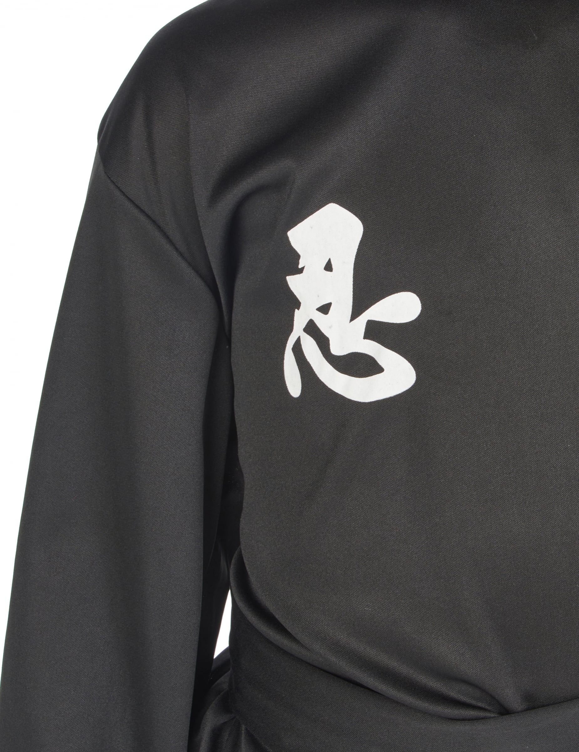 Déguisement ninja commando pour garçon noir avec symbole blanc