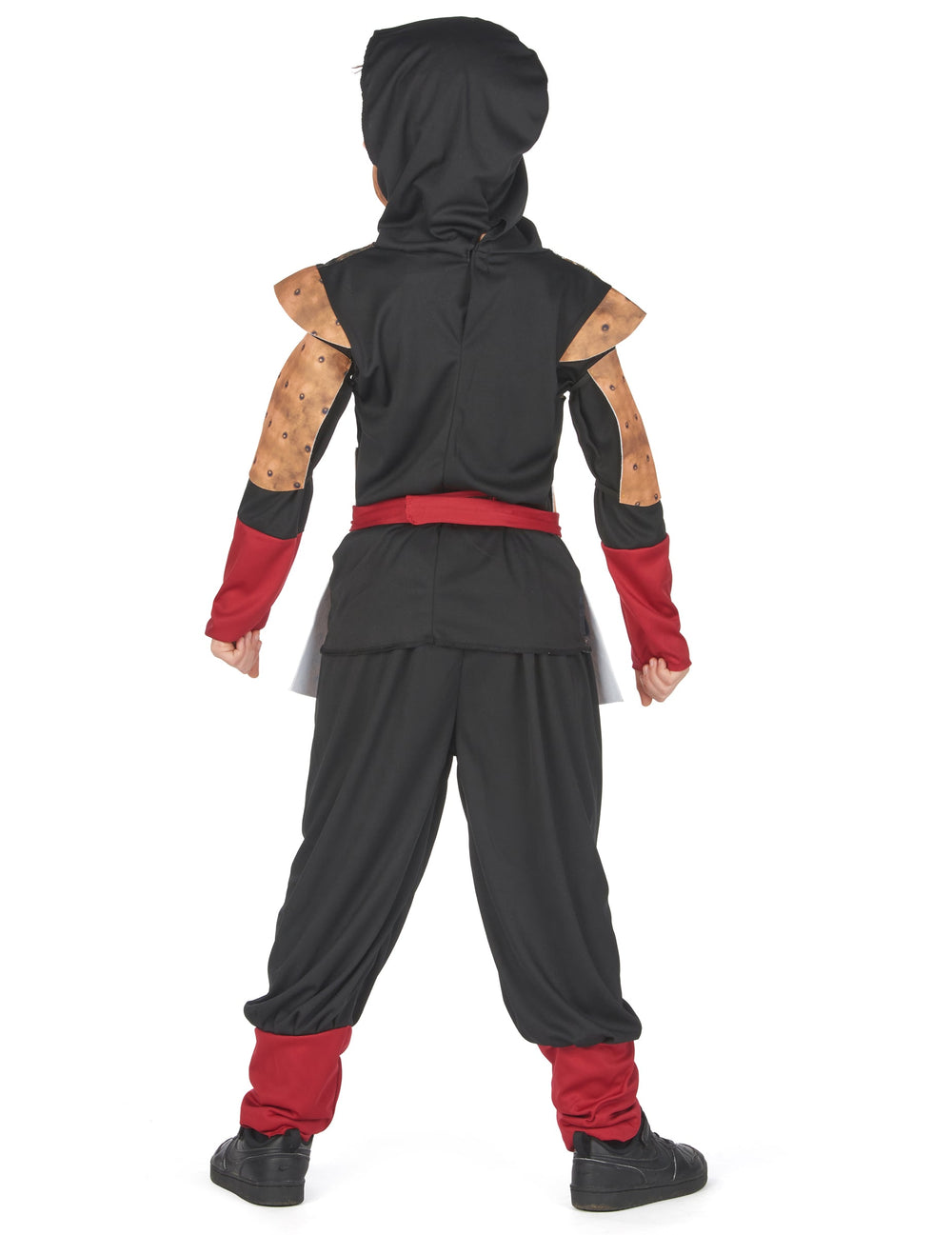 Vue de dos du déguisement ninja traditionnel pour garçon