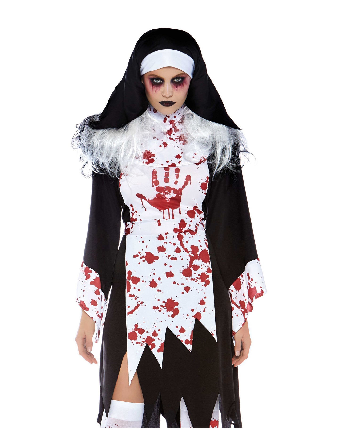 Kostým vražednej mníšky pre ženy 