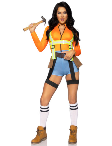 Sexy stavebný robotník kostým pre ženy