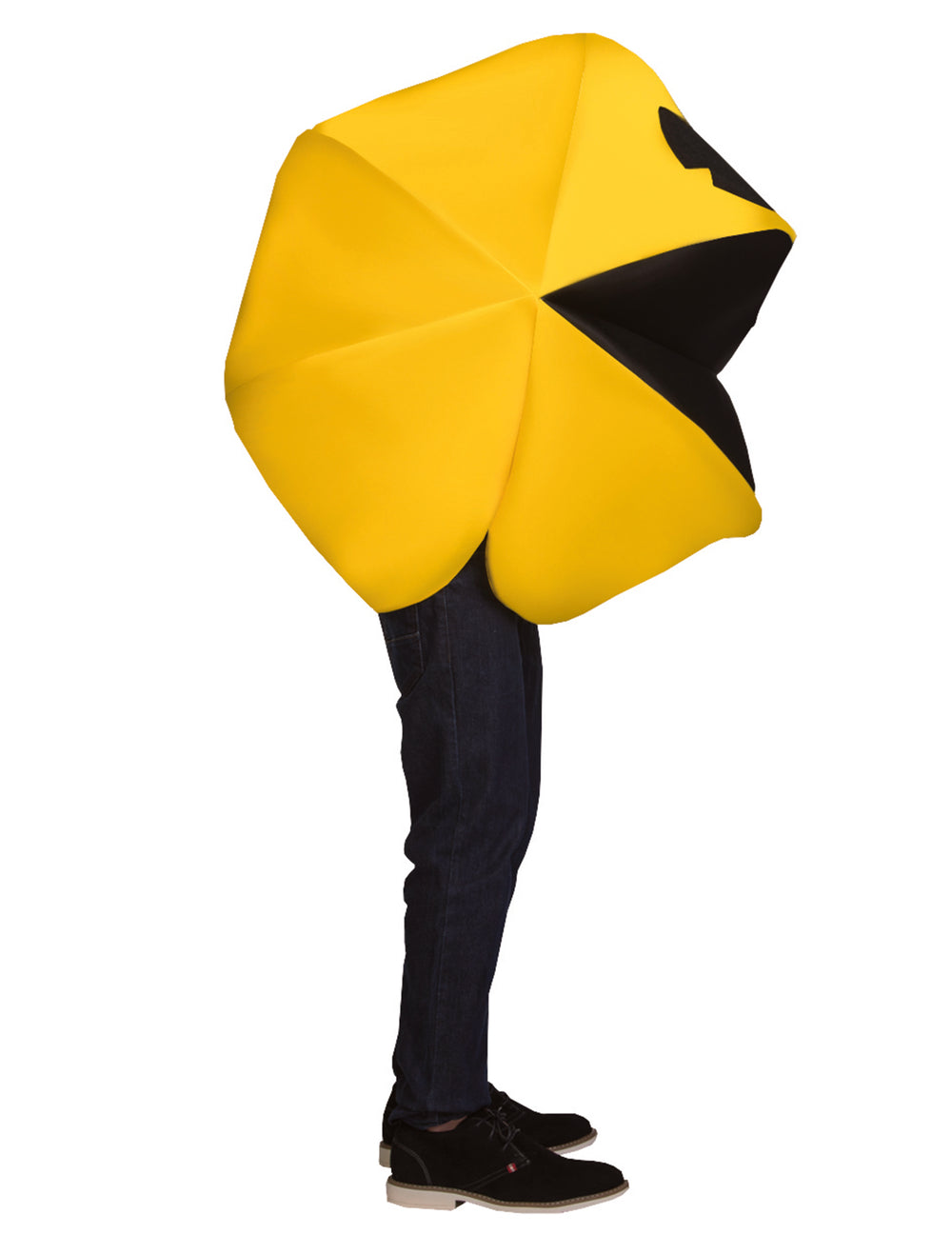 Vue de profil du déguisement Pac-Man pour adulte