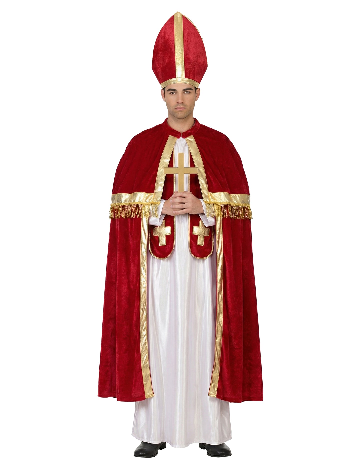 Kostým z červeného a bieleho pápeža mužov