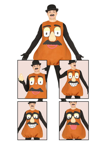 Prispôsobiteľný kostým zemiakov pre dospelých