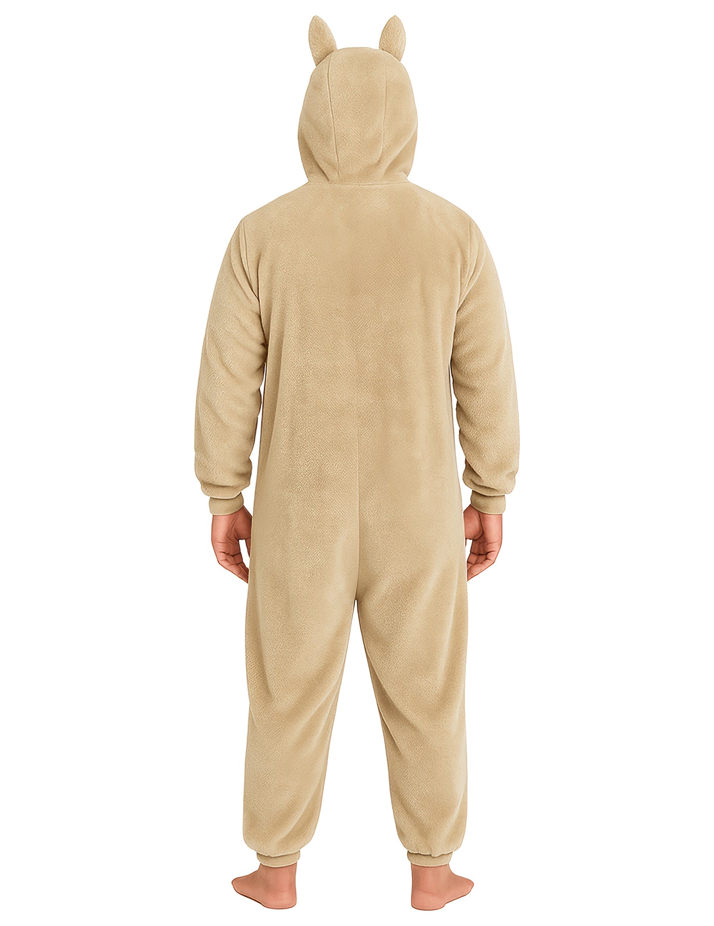 Kostým plyšového béžového monštra pre mužov 