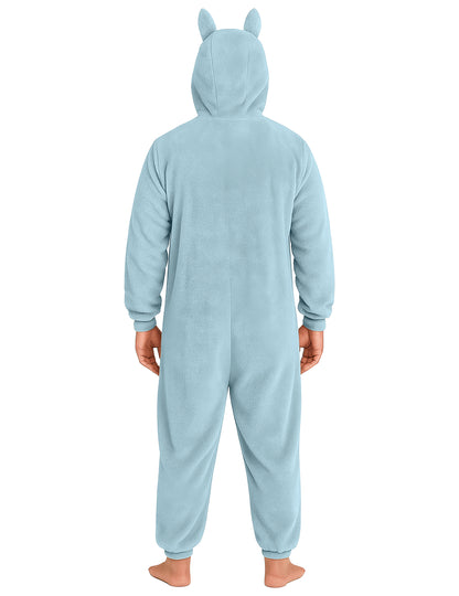 Kostým plyšového modrého monštra pre muža 