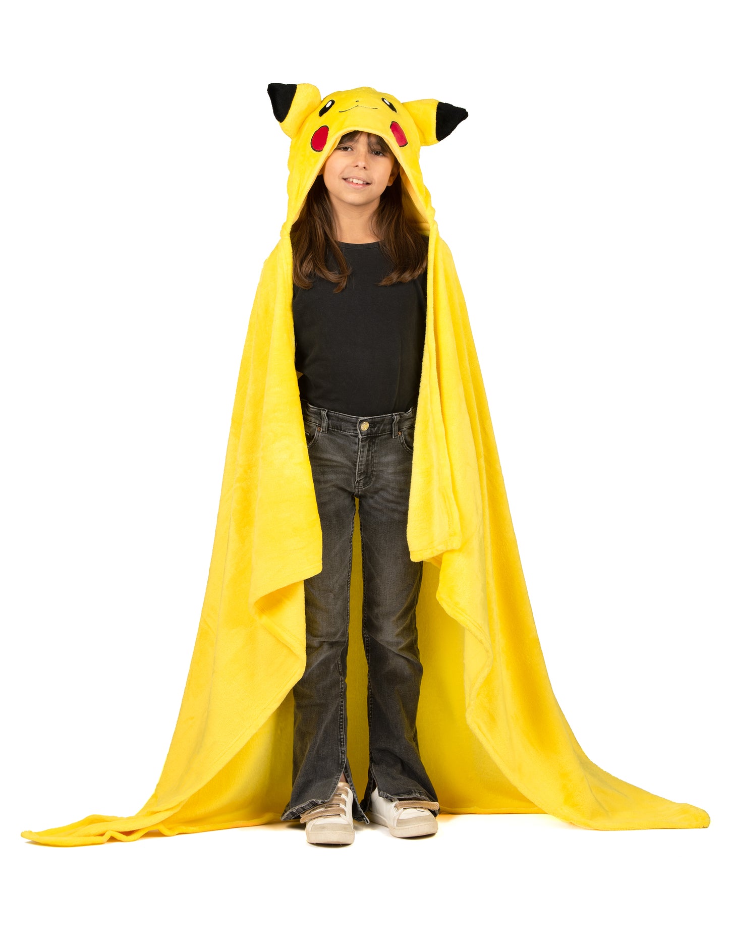 Kostým Pikachu detská polárna deka s kapucňou Pokémon™ 