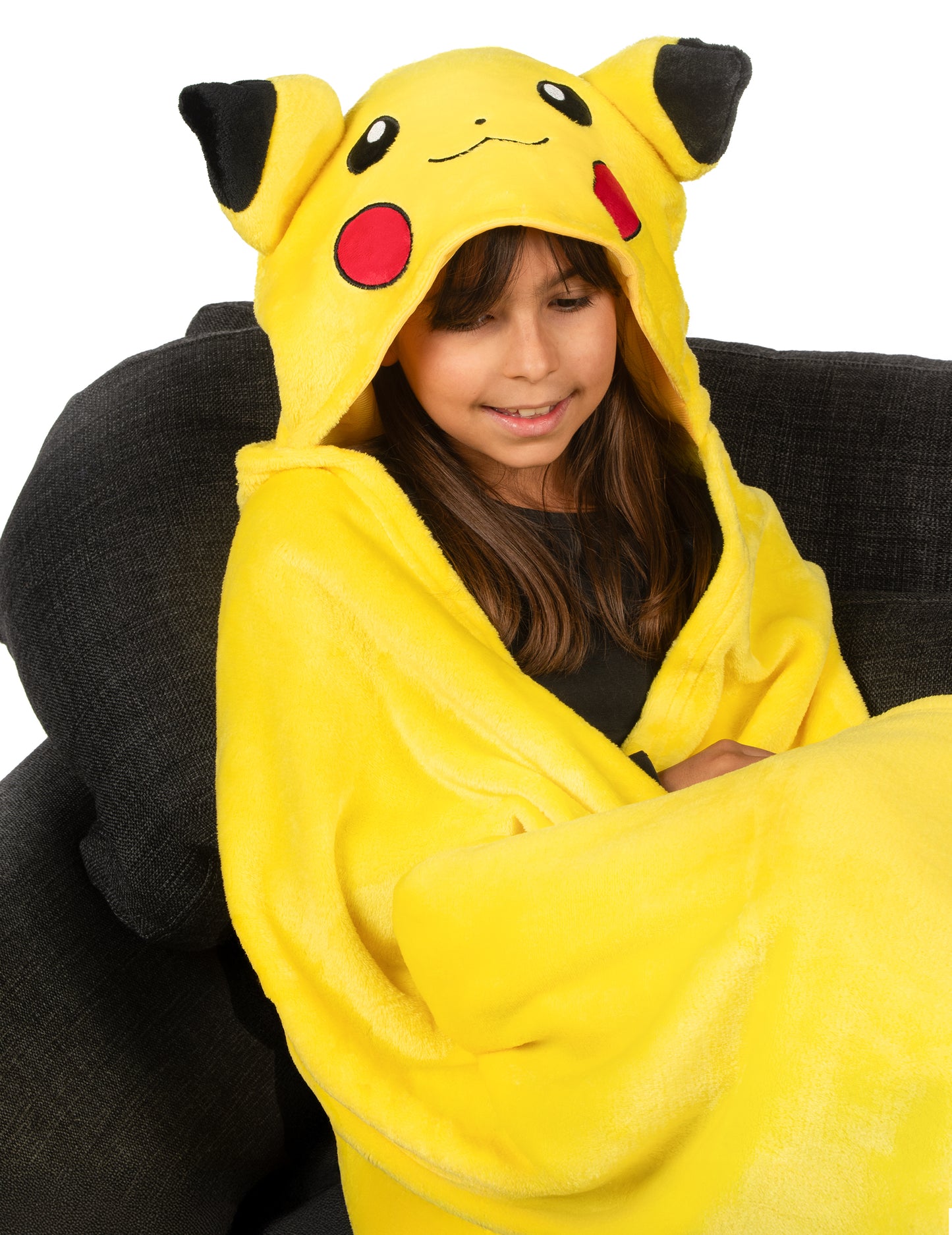 Kostým Pikachu detská polárna deka s kapucňou Pokémon™ 