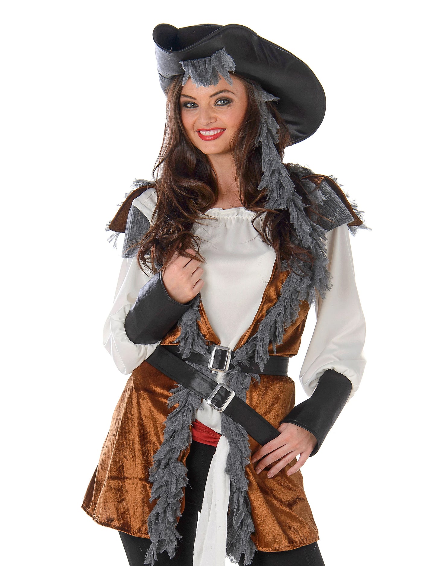 Pirátske maskovanie s ženskou vestou