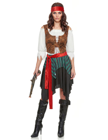 Zasahovanie pirátskeho pirátu ženy