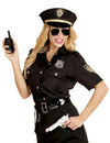 Déguisement de policière pour femme noire avec casquette et accessoires