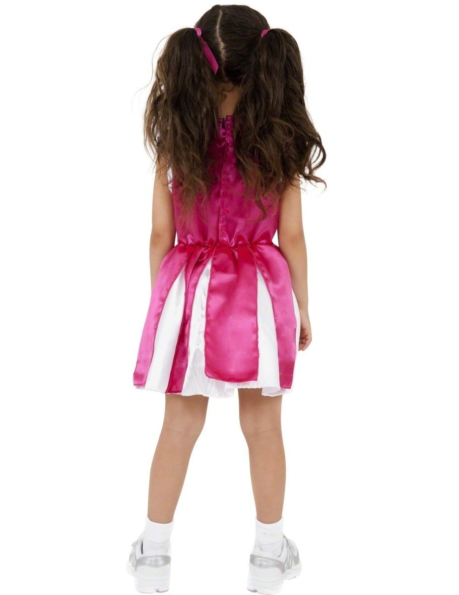 Vue de profil du déguisement pompom girl fille