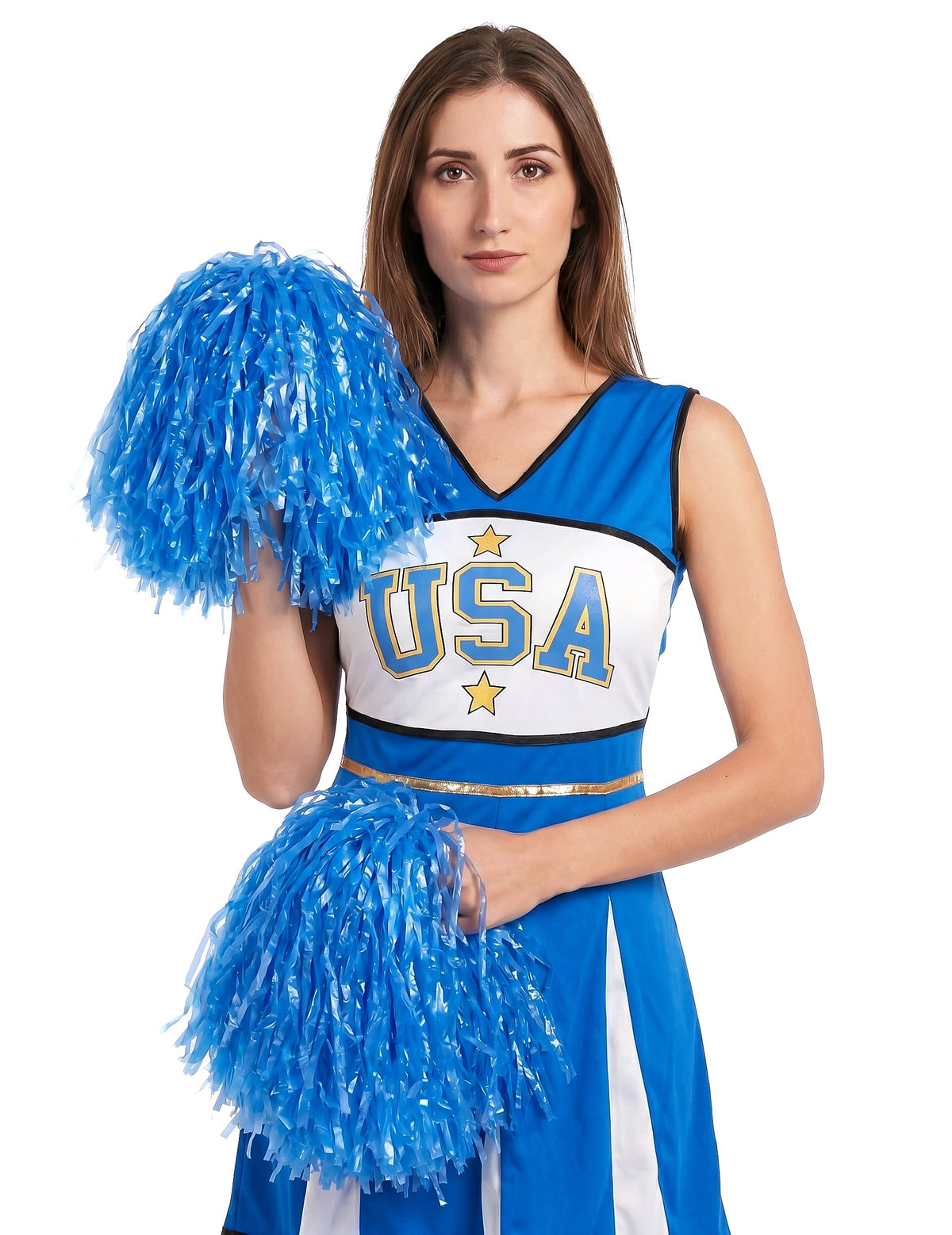 Pompom girl USA Blue Woman kostým