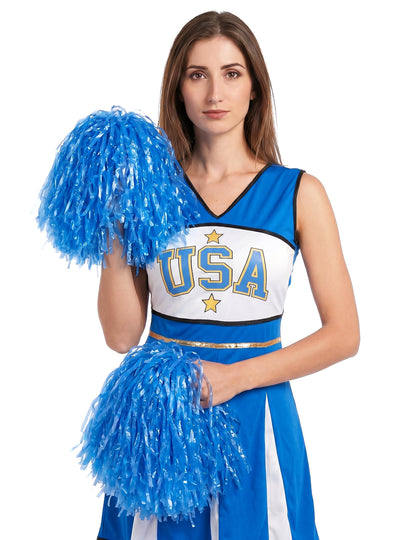 Pompom girl USA Blue Woman kostým