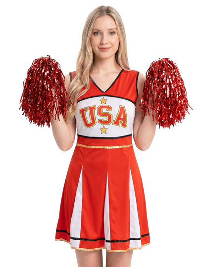 Pompom girl USA Red Woman kostým
