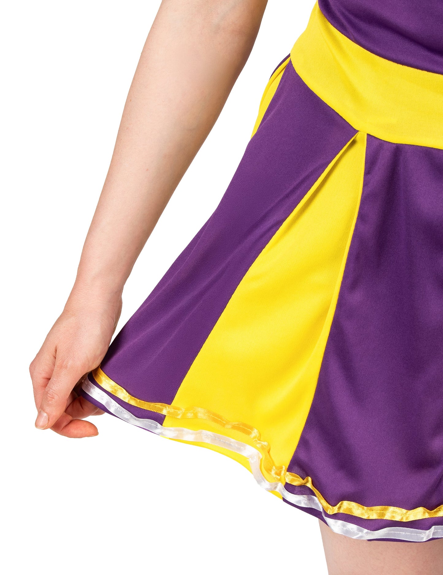 Pompom girl USA fialové a žlté ženy kostým