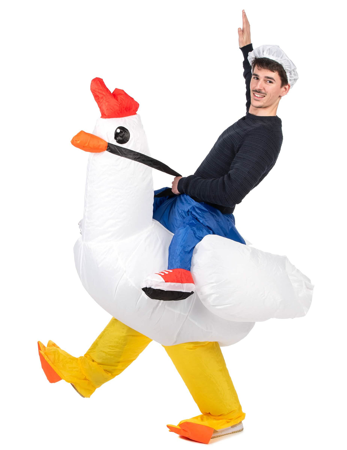 Dospelý nafukovací kurací kostým