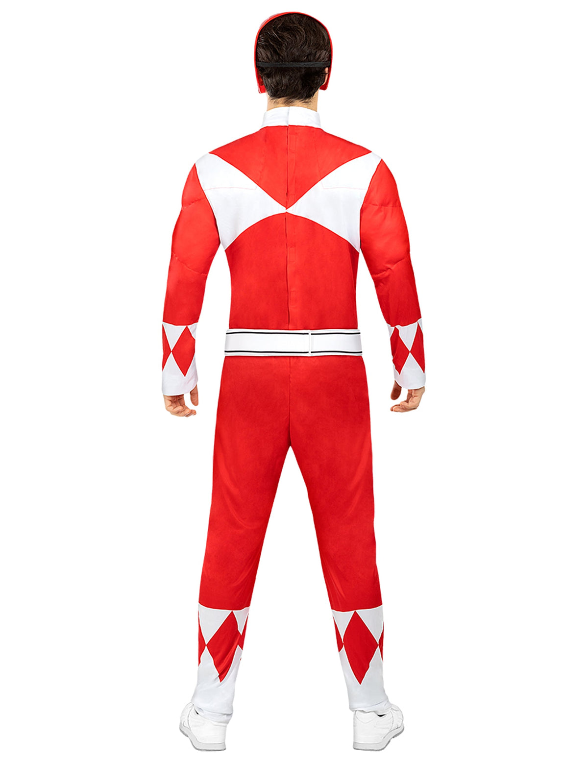 Vue de dos du déguisement Power Ranger™ rouge