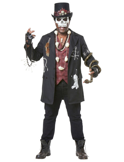 Veľký muž voodoo kostýmov muž