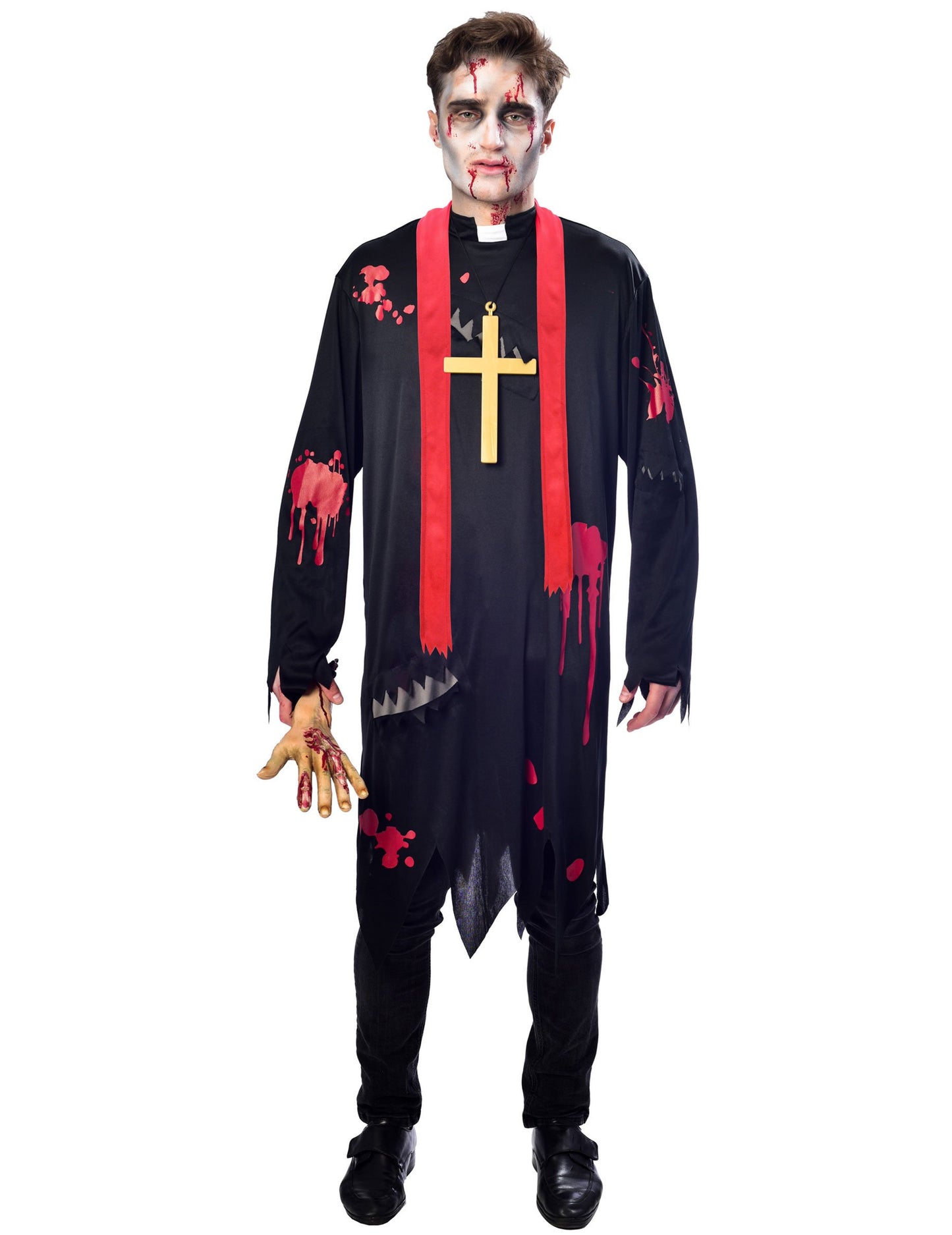 Zamaskovanie ľudského zombie kňaz