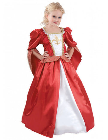 Médieval princezná kostým Satin Effect dcéra