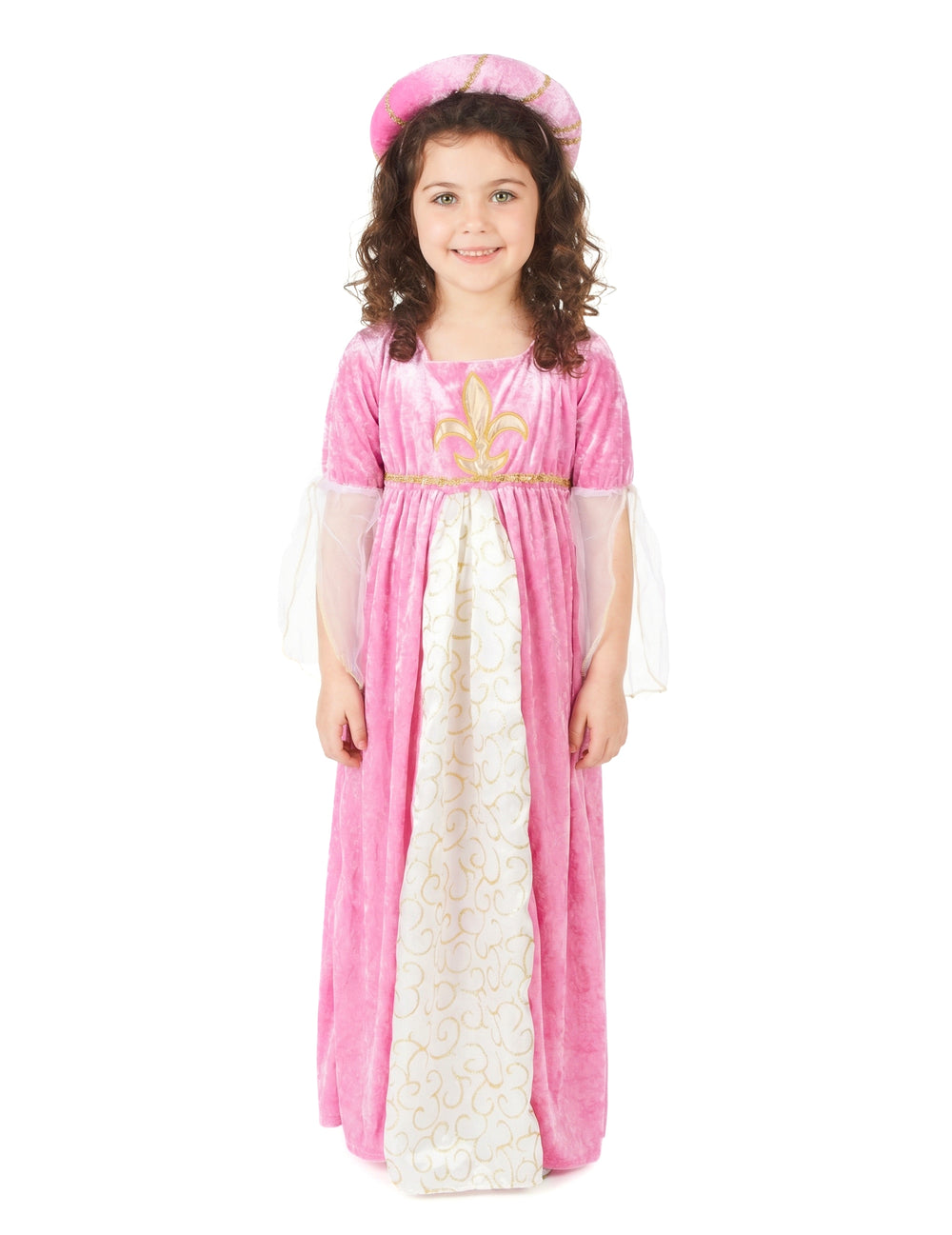 Vue d'ensemble du déguisement de princesse médiévale