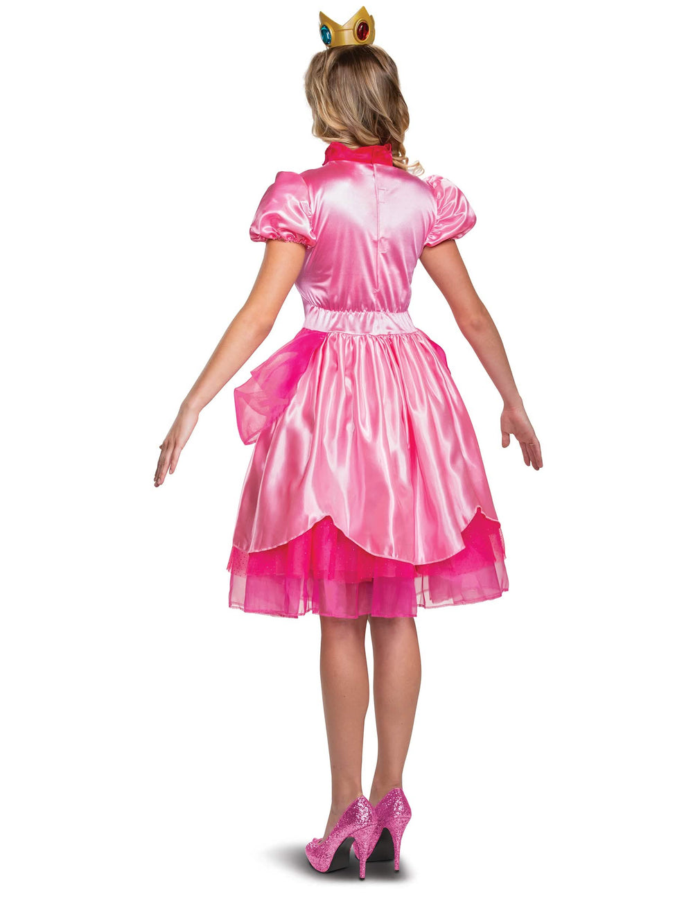 Zadný pohľad na kostým Princezná Peach Nintendo Deluxe