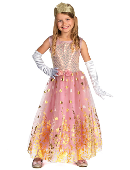 Rose Gold Girl Princess Costume
