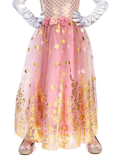 Rose Gold Girl Princess Costume