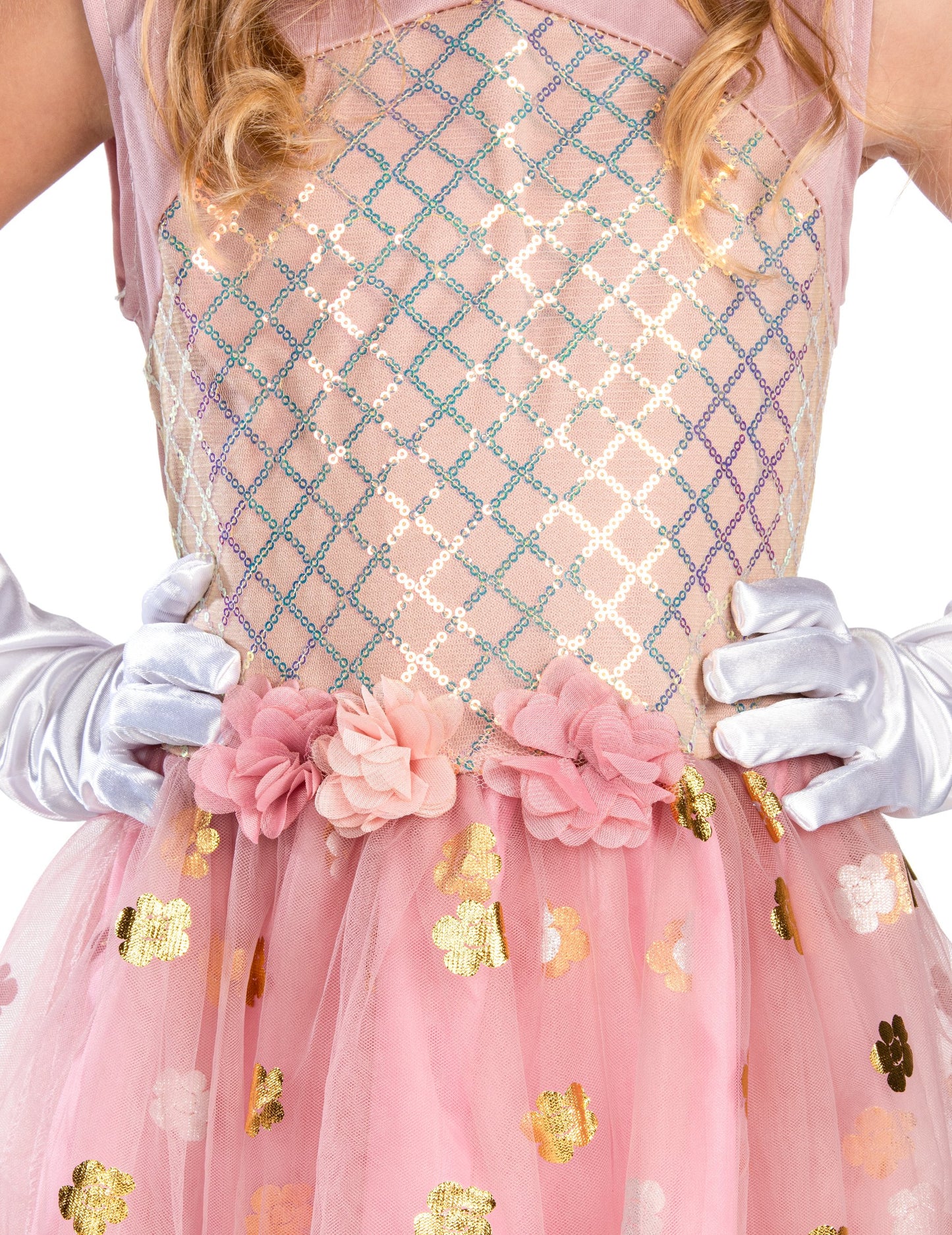 Rose Gold Girl Princess Costume